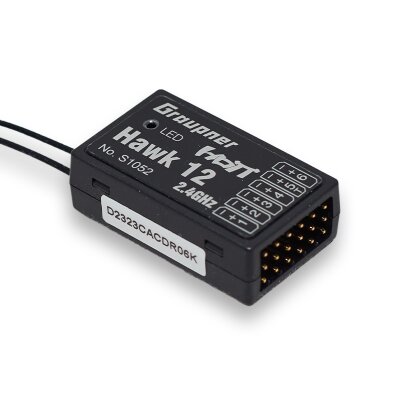Graupner Hawk-12 HoTT - 2.4 GHz Empfänger