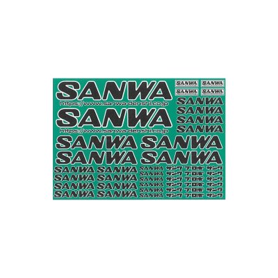 Aufkleber SANWA-schwarz *JPN-2025