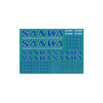 Aufkleber SANWA-blau *JPN-2025