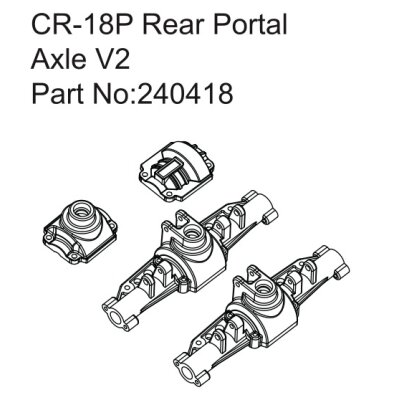 CR-18P Rear Portal Axle V2