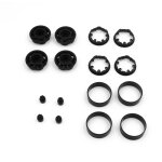 CR-18P Truck 1.2"" Bead Lock Wheels (Black)