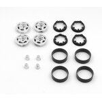 CR-18P Truck 1.2"" Bead Lock Wheels (Silver)