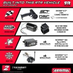 1/10 GRANITE MEGA 665 4X4 RTR Brushed Monster Truck Blue