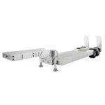 Tieflader-Sattelauflieger mit Doppelachse aus Aluminium...