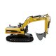 G705E Bagger Metall 1:14 RTR gelb, inkl. vier Anbaugeräte