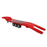 Tieflader-Sattelauflieger Dreiachser für Scania 1:18 rot