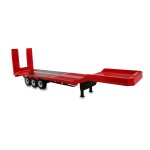 Tieflader-Sattelauflieger Dreiachser für Scania 1:18 rot