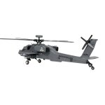 Apache AH-64D CP Helikopter 6G/3D RTF grau