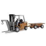 Mini-Gabelstapler aus Metall, mit Anhänger,...