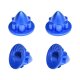 Alu 22mm Spezial-Radmuttern blau