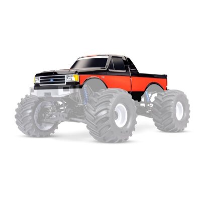 Karosserie X-Maxx-MT Ford F150 schwarz mit Aufkleber