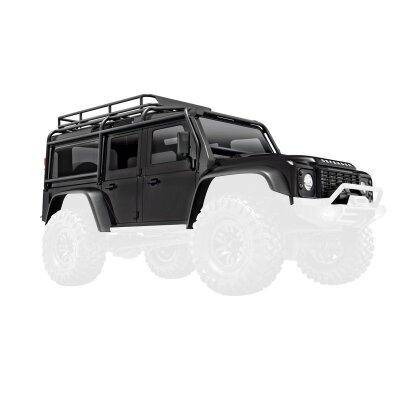 Karosserie TRX-4M Defender schwarz komplett