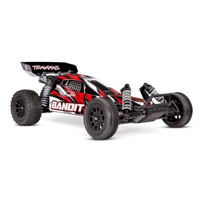 TRAXXAS Bandit rotX 1/10 2WD Buggy RTR Brushed, HD, mit Akku und 4 Ampere USB-C-Lader