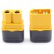 XT-60 XT60H Stecker + Buchse (Paar) Goldstecker Male Female inkl. Schutzkappen 2Pin