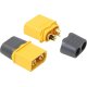 XT-60 XT60H Stecker + Buchse (Paar) Goldstecker Male Female inkl. Schutzkappen 2Pin