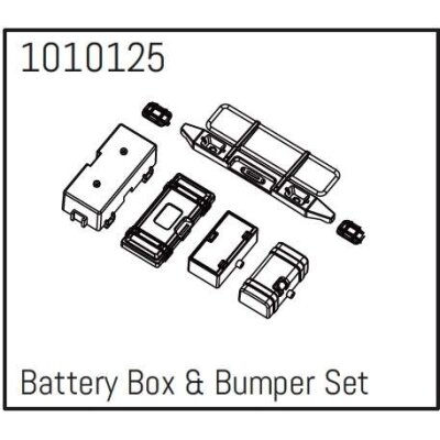 T-Hunter Battery Box & Bumper Set - PRO Crawler 1:18