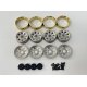 1.2" Steel Bead Lock Wheels - silver (4)