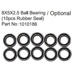 8X5X2.5 Ball Bearing ( 10pcs Rubber Seal )