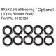 8X5X2.5 Ball Bearing ( 10pcs Rubber Seal )