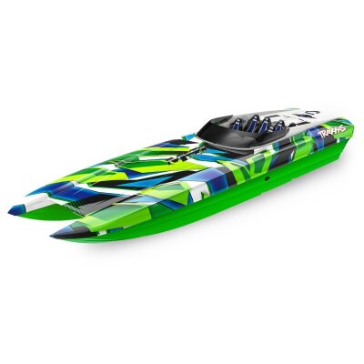 TRAXXAS DCB M41 grün/blau 40-Zoll Catamaran Rennboot