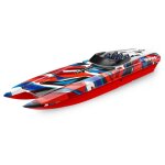 TRAXXAS DCB M41 rot/blau 40-Zoll Catamaran Rennboot