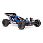 TRAXXAS Bandit blauX 1/10 2WD Buggy RTR Brushed, HD, mit...