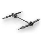 MINI-MAXX 4WD blau BL-2S Brushless, HD-Teile inkl. Akku & Lader