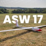 D-Power ASW-17 - 500cm Scale Segler voll-GFK ARF+