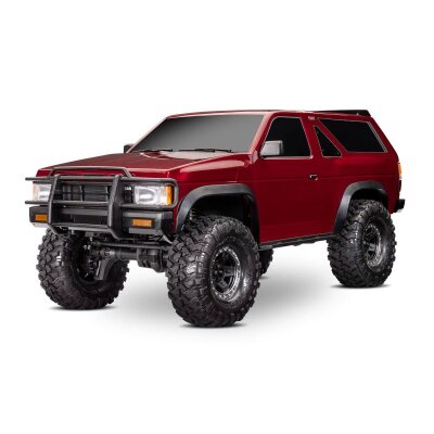 TRAXXAS TRX-4 Nissan Pathfinder / Terrano rot 1/10 RTR, Brushed, Clipless, ohne Akku und Ladegerät