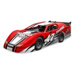 TRAXXAS Slash Modified BL-2S rot 1/10 Dirt Oval Racer...