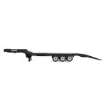 Tieflader-Sattelauflieger Dreiachser für Scania 1:18 schwarz