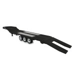 Tieflader-Sattelauflieger Dreiachser für Scania 1:18 schwarz