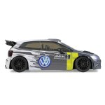 VW Polo R WRC Rallye/Drift 4WD 1:28 RTR grau