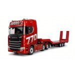 Scania 770 S Zugmaschine + Tieflader-Sattelauflieger 6x4...