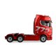 Scania 770 S Zugmaschine + Tieflader-Sattelauflieger 6x4 1:18 RTR rot