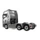 Scania 770 S Zugmaschine + Tieflader-Sattelauflieger 6x4 1:18 RTR silber