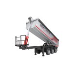 Dreiachs-Sattelauflieger mit Kippmulde 1:18 RTR silber