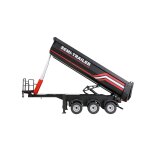 Dreiachs-Sattelauflieger mit Kippmulde 1:18 RTR anthrazit