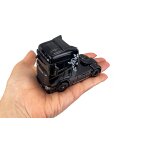 Mini-Scania 730 S mit Kofferauflieger proportional 4WD 1:64 RTR schwarz