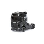 Mini-Scania 730 S mit Kofferauflieger proportional 4WD 1:64 RTR schwarz