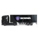 Mini-Scania 730 S mit Kofferauflieger proportional 4WD 1:64 RTR schwarz