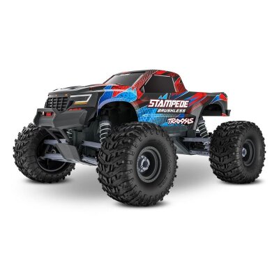 TRAXXAS Stampede 1/10 2WD Monster-Truck rot RTR VX3 Brushless