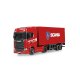 Mini-Scania 730 S mit Kofferauflieger proportional 4WD 1:64 RTR rot