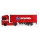 Mini-Scania 730 S mit Kofferauflieger proportional 4WD 1:64 RTR rot