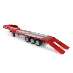 Scania 770 S Zugmaschine + Tieflader-Sattelauflieger 6x4 1:24 RTR rot