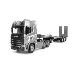 Scania 770 S Zugmaschine + Tieflader-Sattelauflieger 6x4...