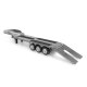Scania 770 S Zugmaschine + Tieflader-Sattelauflieger 6x4 1:24 RTR silber