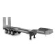 Scania 770 S Zugmaschine + Tieflader-Sattelauflieger 6x4 1:24 RTR silber