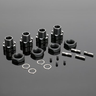 Radmitnehmer Set 17mm Aluminium (2 Sets inl Muttern und Pin)