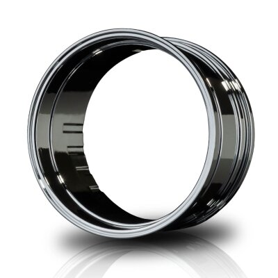 Felgenhülse silber Offset 4-fach verstellbar (2 Stück)